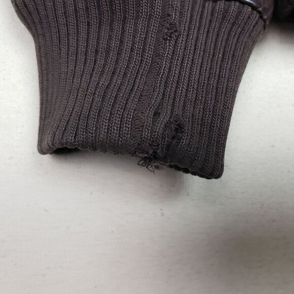 Saddlery Cooper Collection Mens Brown Leather Removable Lined Jacket Sz L 44 VTG - Picture 10 of 16